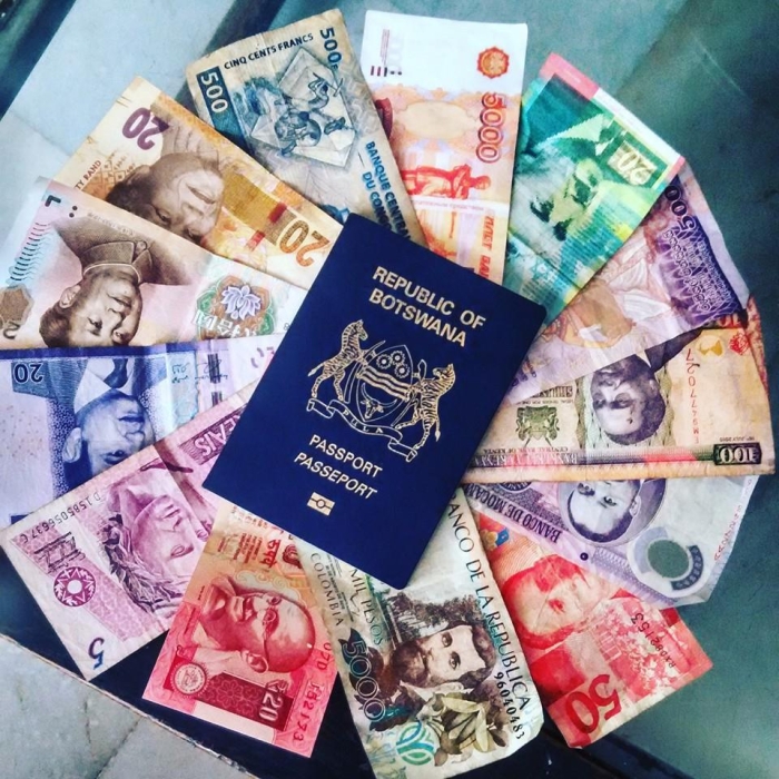 currency notes collected and my passport